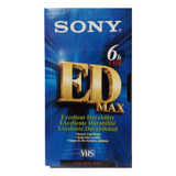 3 Fitas Virgens De Videocassete Vhs Sony Ed Max T 120