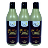 3 Fixador De Marquinha Melanina Bronze 450ml Cada