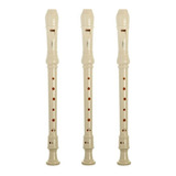 3 Flautas Doce Soprano Barroca Série 20 Yrs 24b Yamaha