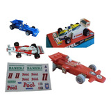 3 Folhas De Decalques Para Carros Do Autorama Estrela