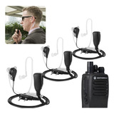 3 Fone Ouvido Rádio Ht Motorola Ep 450 Dep 450 Dtr 620 720