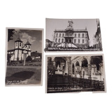 3 Foto Postal Antigos Ouro Preto Sabará Minas Gerais Anos 40