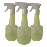 3 Frasco Borrifador Pulverizador Com Gatilho Spray 500ml