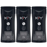3 Gel Lubrificante Íntimo K y Ky Silicone Prova D água Full