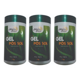 3 Gel Pós Sol Aloe Vera Melanina Bronze 1 Kg Bronzeamento