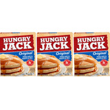 3 Hungry Jack Original 907g Massa Para Panqueca E Waffle