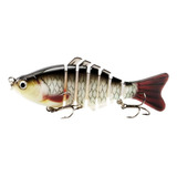 3 Iscas De Pesca Biônicas Articuladas 100 Mm 7 Segmentos