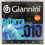 3 Jogos De Corda 010 Giannini Para Guitarra