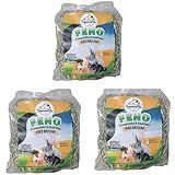 3 Kg De Feno Super Premium Verdinho Para Coelhos- Hamster- Porquinho Da Índia- Roedores Em Gera