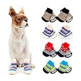 3 Kit De Meias Pet Antiderrapante Segurança Para Patinhas Em Passeio Para Pet Caes Gatos Cachorro - MACHO TAMANHO M