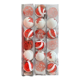 3 Kits 18 Bolas Enfeites De Árvore De Natal Decorativas 6 Cm