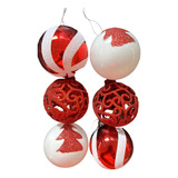 3 Kits 18 Bolas Enfeites De Árvore De Natal Decorativas 6 Cm