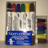3 Kits Canetas Tecido Texti Color Ponta Dupla Magiccolor