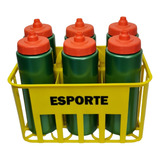 3 Kits Cestas Porta Garrafas Squeezes Automáticas