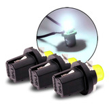 3 Lâmpada Led Branco Computador Bordo Peugeto 206 207 307 C3