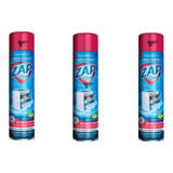 3 Limpa Forno Zap Clean Limão 400ml Brinde Exclusivo