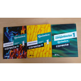 3 Livros Química 1 Conecte Editora Saraiva 785g