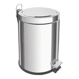 3 Lixeira Inox Pedal 5 Lts Tramontina Polida Balde Removível