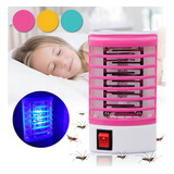 3 Luminária Lâmpada Elétrica Mata Mosquitos E Moscas Cores Rosa