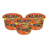 3 Macarrão Lamen Coreano Bowl Noodle Galinha Picante 100g
