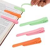 3 Marcadores Automáticos Marcadores De Livro De Silicone Para Leitura Marcadores Inteligentes Para Mulheres Homens Crianças Amantes De Livros Leitores Lindos Marcadores De Livros Exclusivos