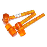 3 Marretas Martelos Borracha Silicone P Obras Reparos Pisos