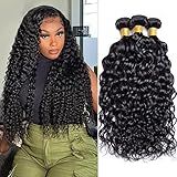 3 Mechas De Cabelo Humano Virgem Brasileiro Ondulado E Molhado 100 Não Processado Virgem Remy Cabelo Humano Ondulado 3 Mechas Para Mulheres Negras Mechas De Ondas Do Oceano 22 61 Cm Cor Preta Natural