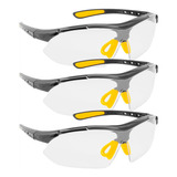 3 Óculos Proteção Segurança Boxer Construção Civil Incolor