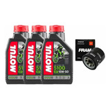 3 Óleo Motul 5100 15w50 E