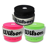 3 Over Grip Wilson Padel Tênis Beach Tennis Preto Rosa Cor Cores