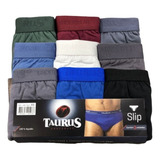 3 Pacotes Cueca Slip Tamanhos Grandes Kit C 3 Taurus Elást