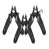 3 Pacotes De Microcortador De 8 5 Cm Com Cortador De Descarga De Trava Mini Cortadores De Fio Cortadores Laterais Alicate De Corte Diagonal Alicates Pequenos De Corte Nivelado Ferramentas De