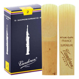 3 Palheta Sax Soprano Vandoren Tradicional 2 Profissional