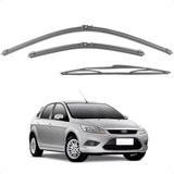 3 Palhetas Limpador Parabrisa Focus 2010 2011 2012 2013