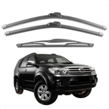 3 Palhetas Limpador Parabrisa Hilux Sw4 2010 2011 2012 2013