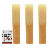 3 Palhetas Select Jazz Unfiled Para Sax Soprano N 2m