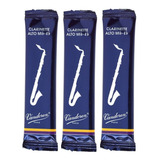 3 Palhetas Vandoren Tradicional Clarone Alto 2 0