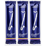 3 Palhetas Vandoren Tradicional Clarone Baixo 2 0
