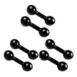 3 Par De Halter Bola Peso 1 3 E 5 Kg Emborrachado Treino