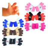 3 Par De Luvas Lã Infantil Frio Inverno Super Quentinha