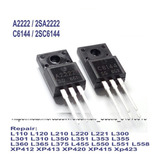 3 Par Transistor A2222 C6144 Ou 2sa2222 2sc6144 Da Epson