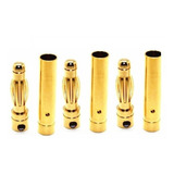 3 Pares Conector Bullet Banana 4mm 3 Machos 3 Femeas 