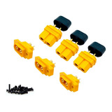 3 Pares Conectores De Energia Xt60e Xt60h Fêmea Amass