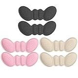 3 Pares De Almofadas De Calcanhar Para Sapatos E Calcanhares Da Adesivos Para Salto Protetor De Bolhas Para Mulheres Rosa Preto Damasco 