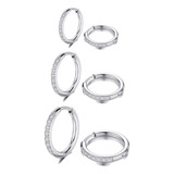 3 Pares De Brincos Pequenos De Argola Cartilagem Piercing