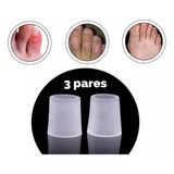 3 Pares Protetor Separador De Dedos Para Calos Atrito
