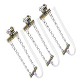 3 Peças 165 195 Mm Antiderrapante Lama Gelo Neve Corrente Pa
