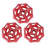 3 Pecas Alça Da Válvula De Gaveta Alça De Roda De Broche Redondo Roda De Haste Quadrada Encaixe De Tubulação De Água Conectores De Mangueira Croquet Para Buracos Aço Inoxidável