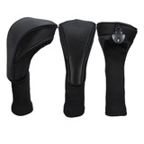 3 Peças Capas Club Head Para Fairway Woods Driver Hybrids