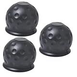 3 Peças Conector De Tomada De De Alimentação Barra De Reboque Tampa De Bola De Reboque Capa De Bola De Reboque Capa De Bola De Reboque Proteção De Reboque Trailer De Trailer Protetor De